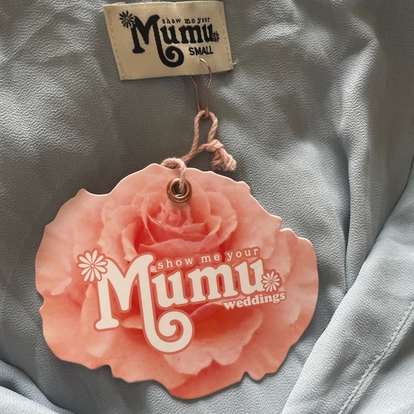 Show me your mumu Audrey Maxi Dress S Steep blue - Picture 5 of 14